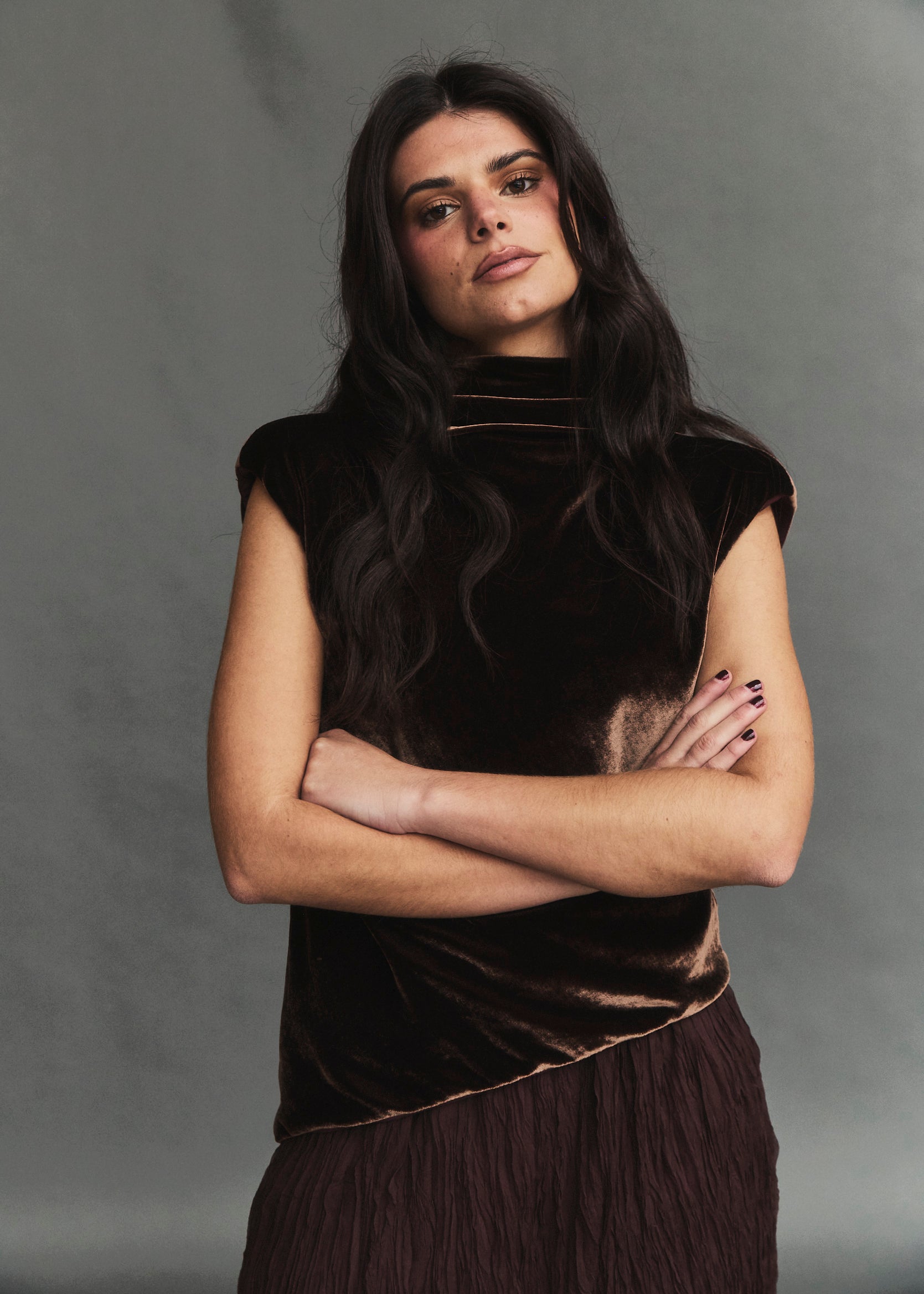 TOP RAFAELA OLD BROWN