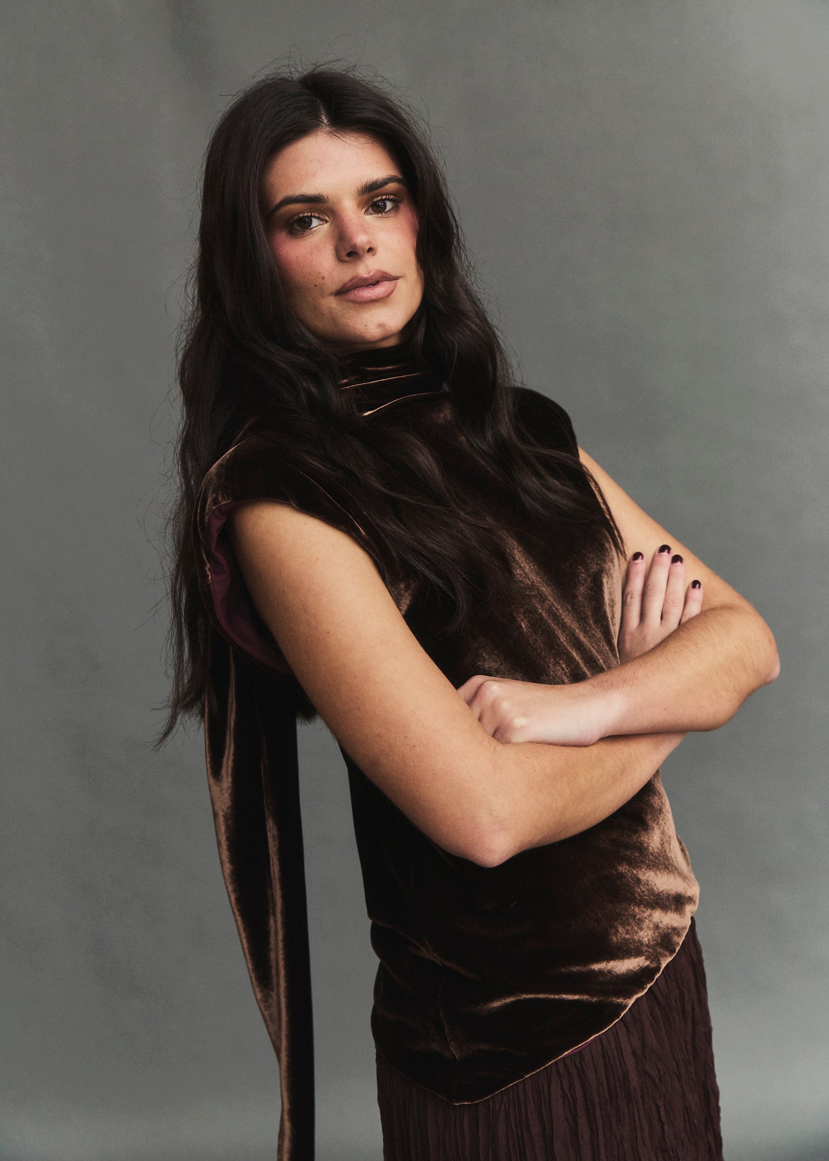 TOP RAFAELA OLD BROWN