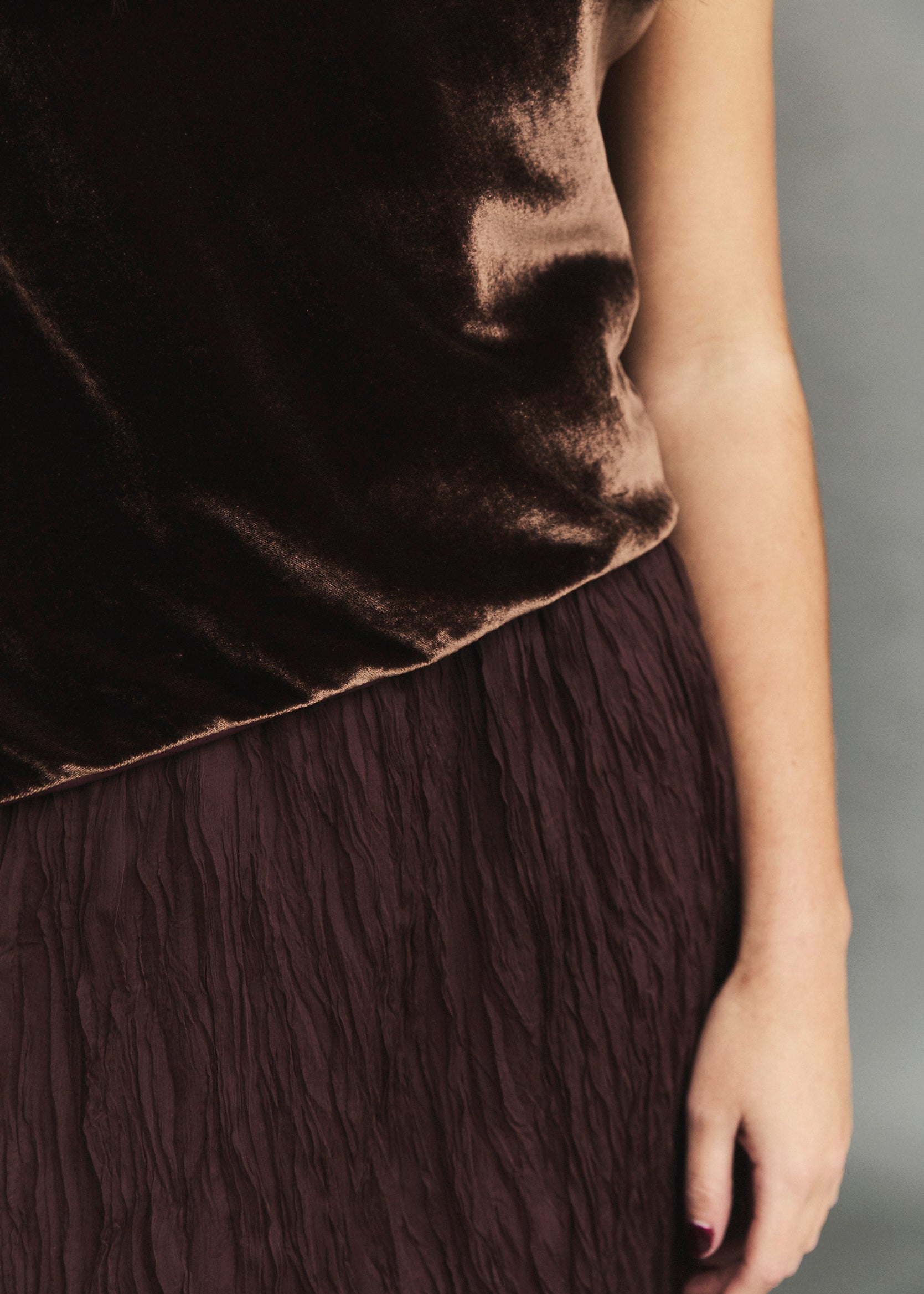 TOP RAFAELA OLD BROWN